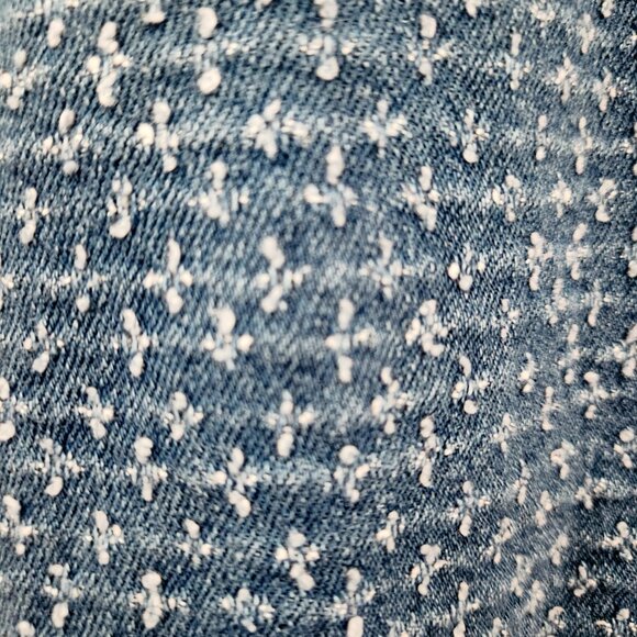 Time and Tru Women's Clip Dot Denim Jacket, Size XL. NWOT. - Picture 9 of 11